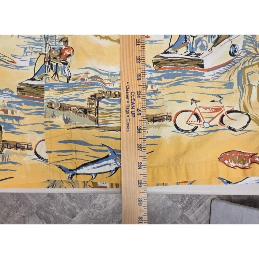 VTG Sportif Men’s Fishing Shirt Large Tropical Fish Print Button Up USA - READ - Picture 15 of 16